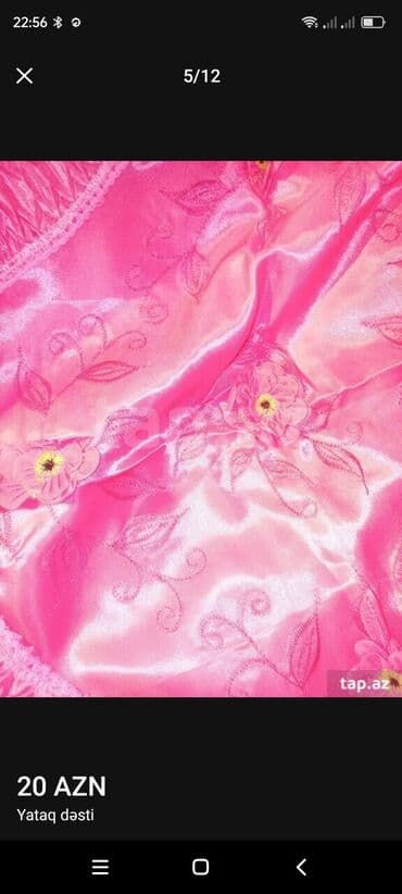 yastiq uzu: Yataq üçün Yeni rəng - Çəhrayı Yataq örtüyü, Pulsuz çatdırılma — 6