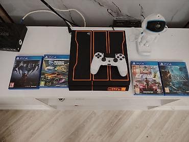 rocket league: PlayStation 4 (BO3 xüsusi versiya) oyun konsolu dəsti Tərkib: - PS4 — 1