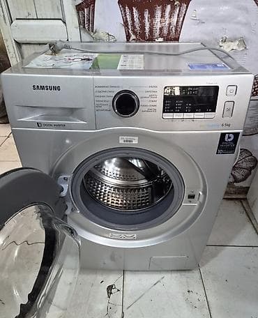 Бытовая техника: Стиральная машина Samsung, 6 кг, Б/у, Автомат, Есть сушка, Бесплатная доставка, Платная доставка — 2