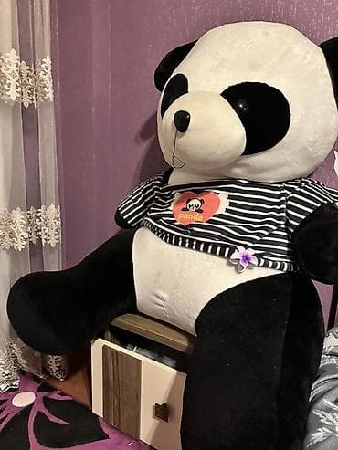 uşaq ucun oyuncaqlar: Böyük ölçülü panda plyuş oyuncağı - Təxminən insan boyuna yaxın iri — 2
