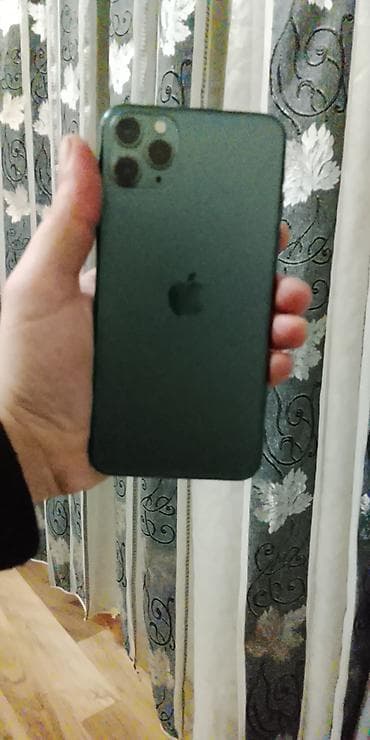 samsung telefonlar: IPhone 11 Pro Max, Matte Midnight Green, Face ID — 1