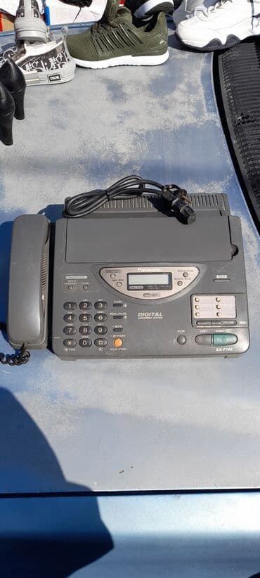 телефон домашний: Faks aparatı panasonik,satışda yoxdur,suvenir kimi satılır, şəkildə — 2