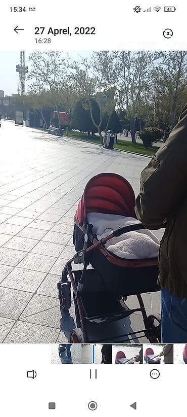 pampers 1: Uşaq arabası – çoxfunksiyalı, yüngül şassi və rahat beşik tipli — 3