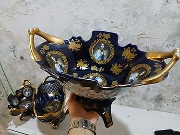 sufre: Madonna stili üslubda dekorativ porselen qab dəsti satılır. Qiymət 3 — 2