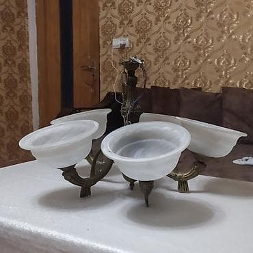 rels işıq: Çılçıraq, 5 lampa, Metal — 1