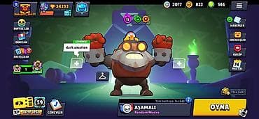 Xbox Series S: Brawl Stars oyunu üçün inkişaf etmiş hesab - Kupa sayı: 34 292 - — 1