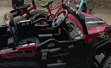 Uşaq üçün elektrikli off-road maşın - Korpus: iri təkərli, SUV/UTV — 2