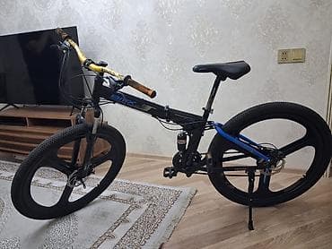 mini velosiped: Tam asqılı qatlanan dağ velosipedi - Çərçivə: qatlanan alüminium/poçt — 1