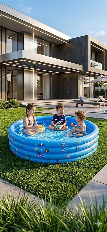 Uşaq üçün şişmə hovuz – 150 x 40 sm - Ölçü: diametri 150 sm — 1
