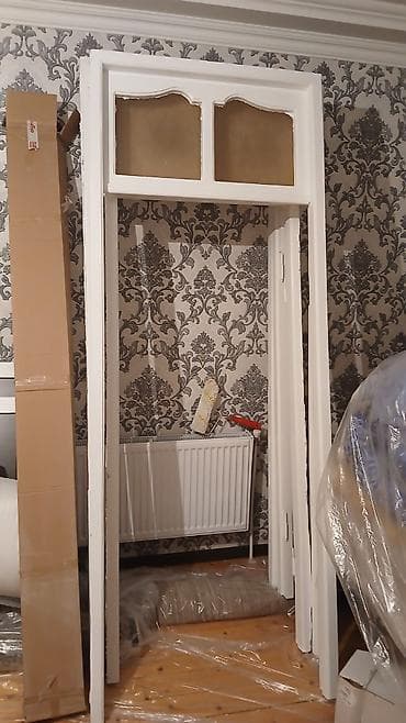 nerdivan satisi: İşlənmiş Otaq qapısı 90x230 sm Çərçivə ilə, Zəmanətsiz, Ünvandan götürmə — 2