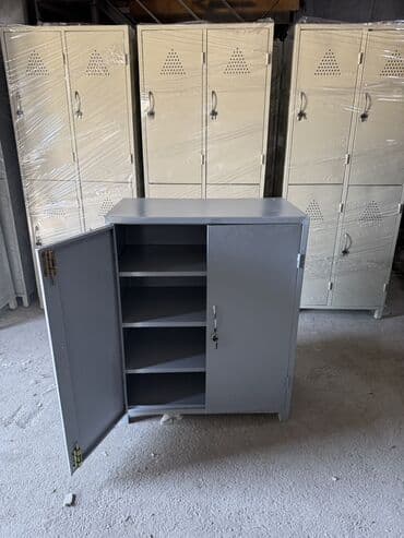 шкаф сейф металлический: Распашной, 2 двери — 1