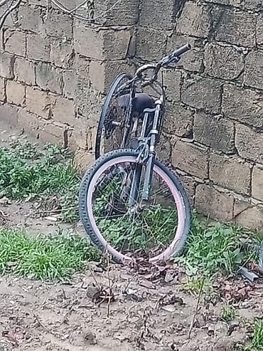 teker velosiped: Heç yerdə olmayan arxa böyük dişli mexanizmi - Rəng: qara çərçivə, ön — 1