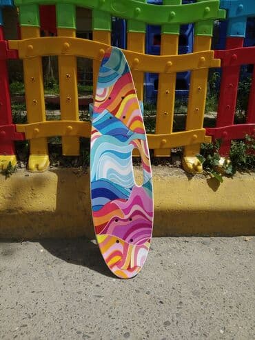 детские самокаты с родительской ручкой: Skeybord, Kaykay, Skeyt və Pennyboardlar🛹 🔹Hər növ və hər yaşa uyğun — 4