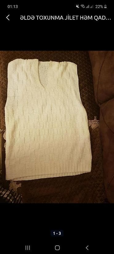 Uşaq üçün elektrik maşınları: Əldə toxunma jilet həm qadın həm kişi geyinə biler GEYİNİLMİYİB — 2
