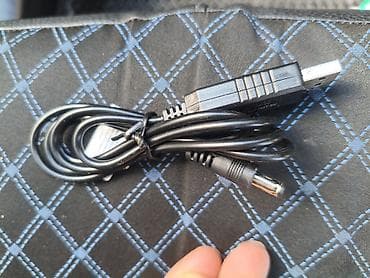 USB-dən DC güc kabeli - Giriş: USB-A (5V) - Çıxış: DC barrel