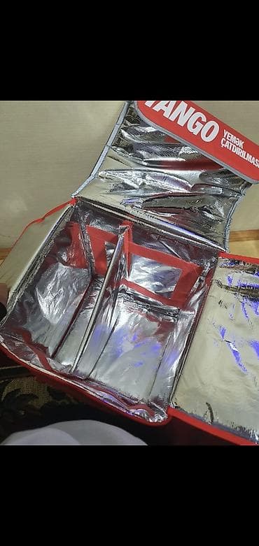 Popkorn aparatları: Yango “Yemək Çatdırılması” üçün termo çanta - Salam kuryer çantası — 3