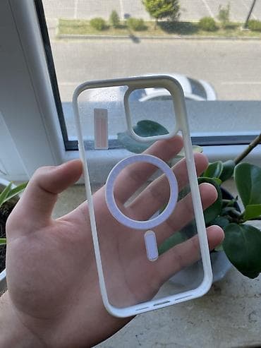 Şəffaf magsafe case 13 pro max üçün təptəzədir 25 manata alınıb heç — 2