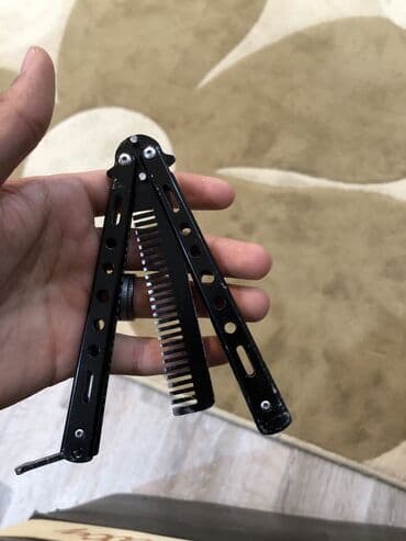Витамины и БАДы: Bıçaq tipli qatlana bilən saç darağı - Material: metal gövdə, möhkəm — 1