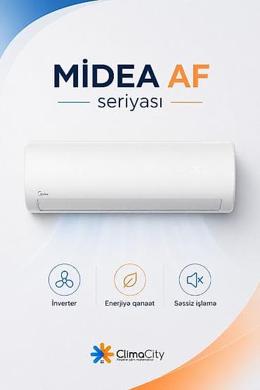 Кондиционер Midea, Новый, 85-90 м², Сплит-система, Нет кредита, Бесплатная установка — 9