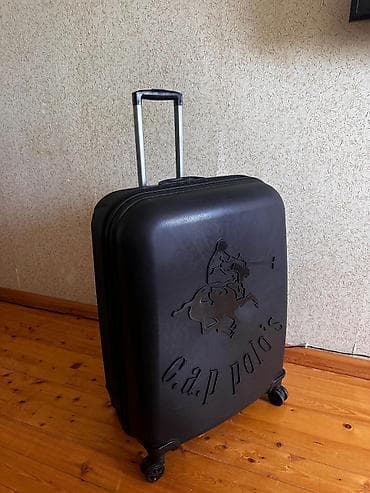 Sərt korpuslu səyahət çamadanı – Cap Polo’s, qara rəng