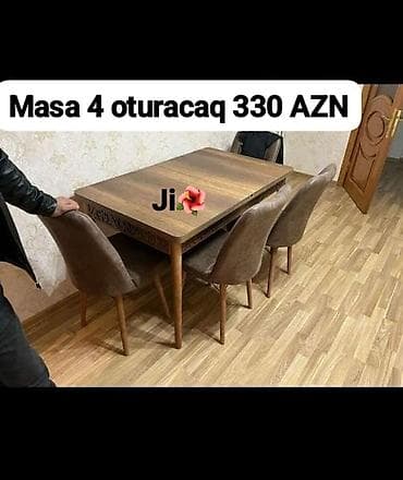 Turkiye istehsali. ✅Metbex masa desti Masa 4 oturacaq Masa — 4