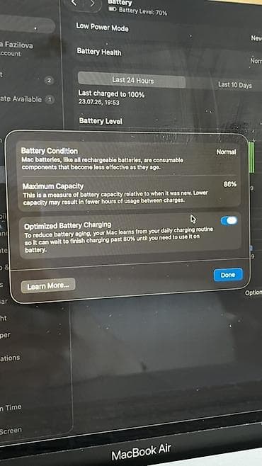 Apple M1 çipli MacBook Air satılır. Kompüter işlək və yaxşı — 3