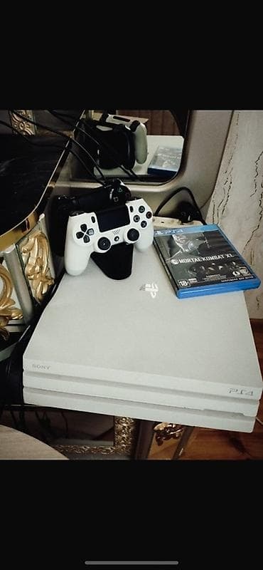 reqemsal aparat: PlayStation 4 Pro (ağ rəng) oyun konsolu sistem versiya 13.02 ps 4 — 1