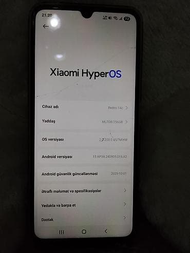 telefon iphone 8: Redmi 14C, 256 GB, rəng - Qara — 3