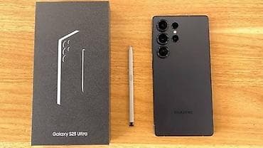 et ceken: Samsung Galaxy S25 Ultra, 256 GB, rəng - Qara, Zəmanət — 1