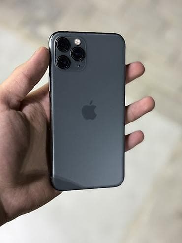 IPhone 11 Pro, 256 GB, Space Gray, Zəmanət, Simsiz şarj, Face ID