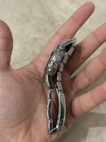 orginal saat: Qol saatı, Fossil, rəng - Gümüşü — 4