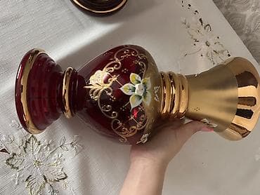 гул дасталар: Набор ваз, Богемское стекло — 3