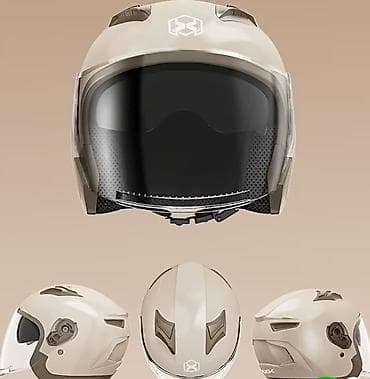 cg motor: Moto Dəbilqələr 29-azn– açıq tip, geniş ag vizorlu Rəng: bej, ag Ünvan — 4