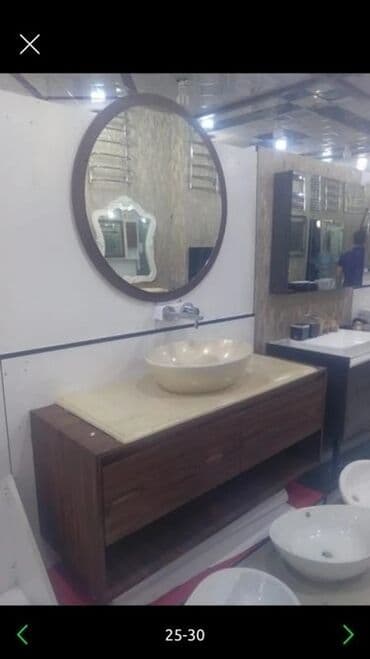 Duş kabinaları, arakəsmələr: Mərmərdən hazırlanmış əl işi moykalar İstənilən ölçü və dizaynda Ən — 7