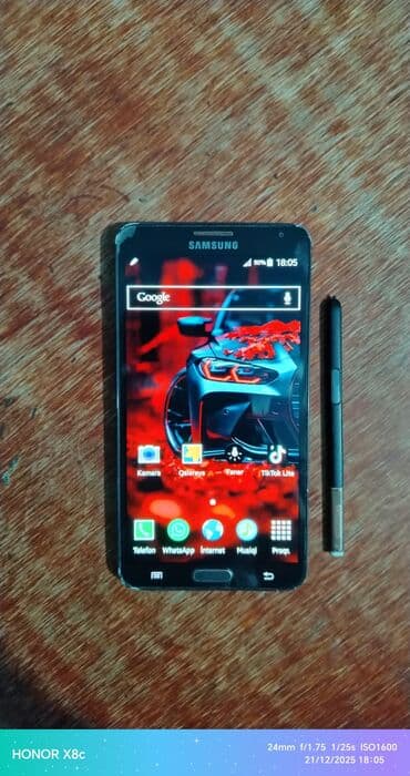 samsung j5 ekrani: Samsung Galaxy Note 3, 32 GB, rəng - Qara, Sensor — 1