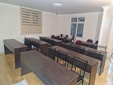 ucuz stol stul: Tədris sinfi üçün mebel dəsti - Dəst tərkibi: - Uzun, tünd rəngli — 2