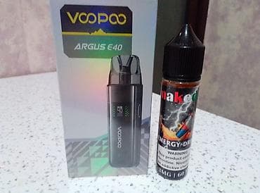 gün eynəyi: Bağlı salafan qutu+ Maye hədiyyə 🎁 - Voopoo Argus E40 👉Rəsmi zəmanət — 10