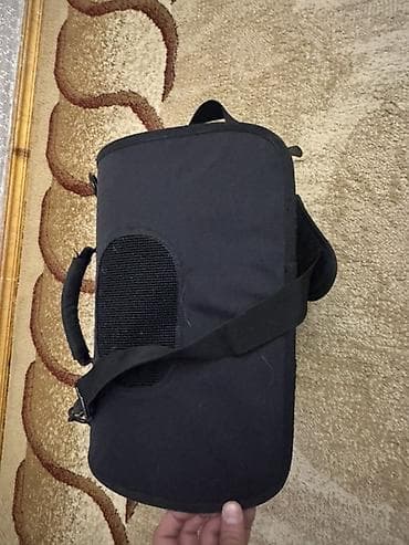 Məhsul: Kiçik heyvanlar üçün daşıma çantası - Rəng: qara - Material