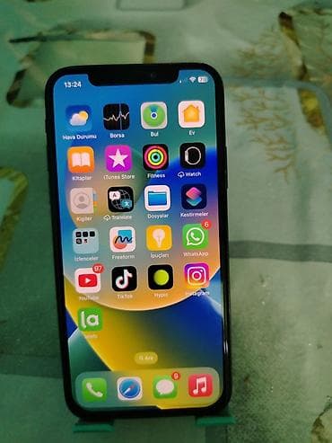 iphone x ikinci el: IPhone X, 64 GB, Qara, Face ID — 2