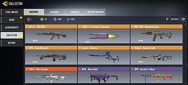 Ovçuluq və balıqçılıq: Call of Duty: Mobile hesabı – yüksək səviyyəli kolleksiya və nadir — 3