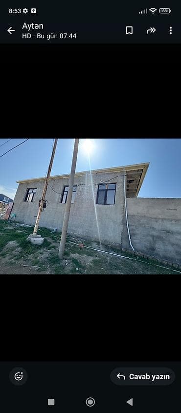 en son ev elanlari: 3 otaqlı həyət evi - Plan: 1 otaq, ayrıca mətbəx üçün ayrılmış zona; — 1