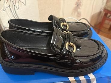 makasin: Qadın üçün klassik laklı loafer ayaqqabılar - Brend: Youma - Rəng — 1