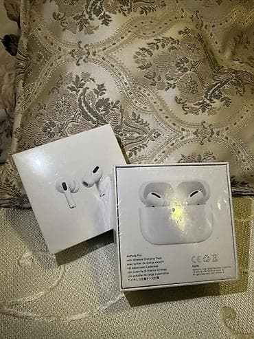 iphone nausnik: Apple AirPods (şəkillərdə Pro və 3‑cü nəsil modelləri) Xüsusiyyətlər — 1