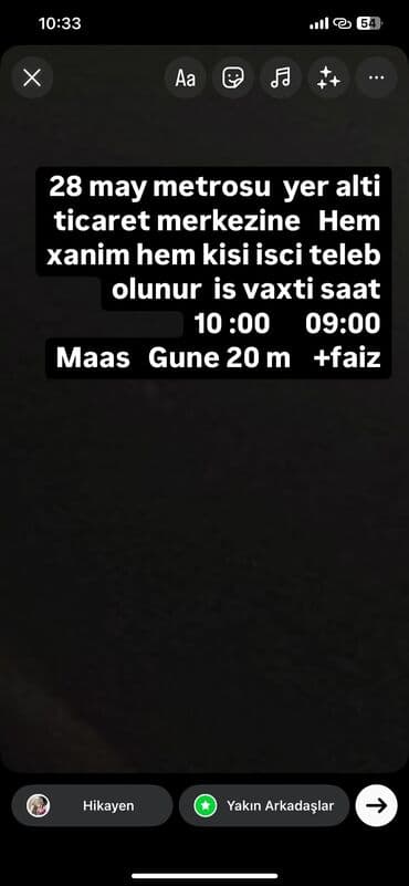 Satışda digər ixtisaslar