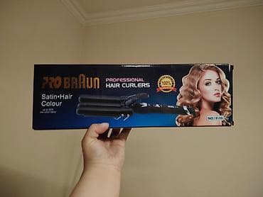 enzo salon professional: PRO BRAUN Professional Hair Curlers – model F-15 - 3 borulu — 3