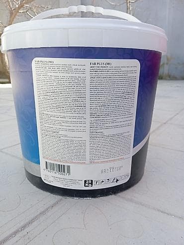 Digər tikinti materialları: Akril Divar üçün boya, FAB, 25 kq, rəng - Ağ, Suya davamlı — 2