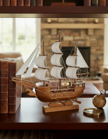 qaraqan art ve xaos pdf: Əl işi olan bu taxta gəmi modeli, dəniz mövzularını sevənlər üçün — 4