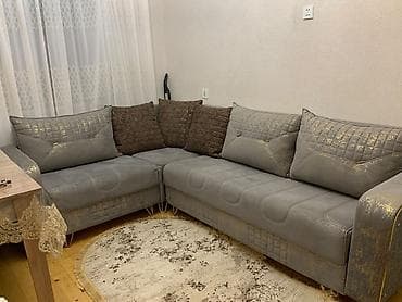 Künc divan, İşlənmiş, Açılan, Bazalı, Parça, Çatdırılma yoxdur