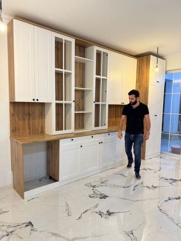 metbex mebeli kreditle: Sifarişlə mətbəx dəsti, Özü çəkən petlələr, MDF, Kredit var, Ünvandan götürmə, Pulsuz çatdırılma, Ödənişli çatdırılma — 3