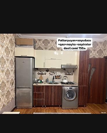 Mətbəx mebeli satılır +9 kg paltaryuyan və Indesit soyuducu ilə — 1